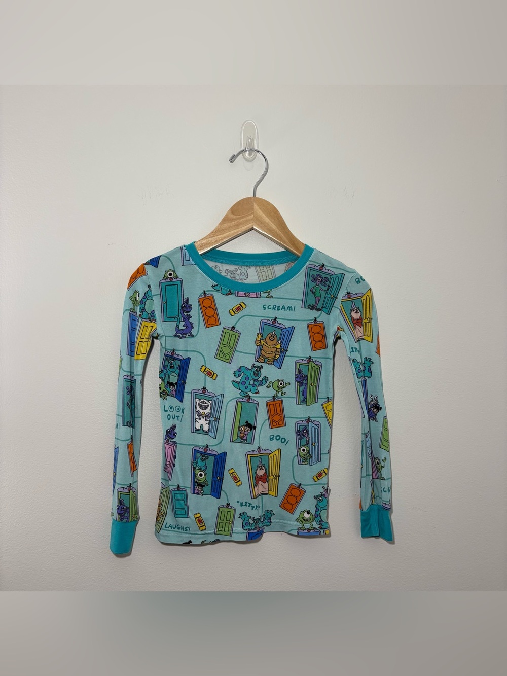 Little Sleepies Disney Monsters Inc bamboo pajama top (4T) *top only*